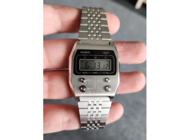 CASIO A1100D-1EF, Вариации товара: Стальной, фото 8 | Интернет-магазин оригинальных часов и аксессуаров