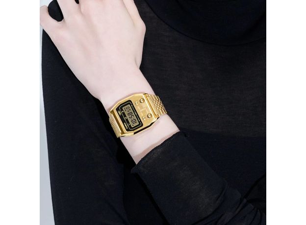 CASIO A1100G-5EF, Варіант кольору: Позолота, фото 4 | Интернет-магазин оригинальных часов и аксессуаров