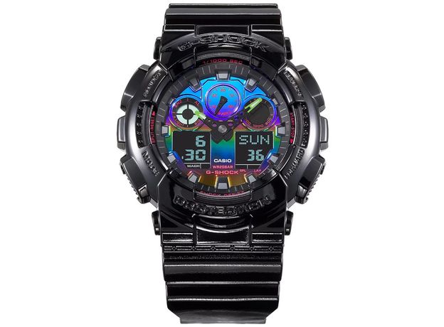 CASIO GA-100RGB-1AER, Вариации товара: Разноцветный, фото 2 | Интернет-магазин оригинальных часов и аксессуаров