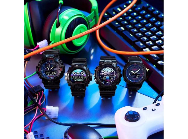 CASIO GA-100RGB-1AER, Вариации товара: Разноцветный, фото 11 | Интернет-магазин оригинальных часов и аксессуаров