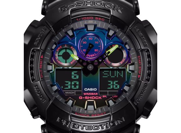 CASIO GA-100RGB-1AER, Вариации товара: Разноцветный, фото 3 | Интернет-магазин оригинальных часов и аксессуаров