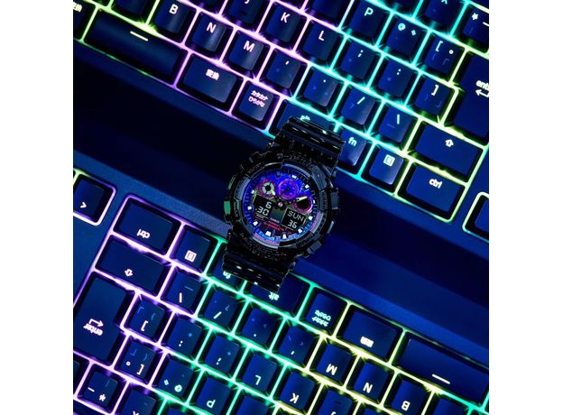 CASIO GA-100RGB-1AER, Вариации товара: Разноцветный, фото 8 | Интернет-магазин оригинальных часов и аксессуаров