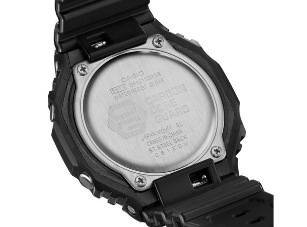 CASIO GA-2100RGB-1AER, Варіант кольору: Чорний/Фіолетовий, фото 6 | Интернет-магазин оригинальных часов и аксессуаров
