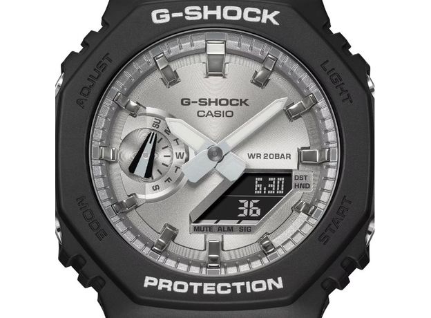 CASIO GA-2100SB-1AER, Вариации товара: Серый/Черный, фото 3 | Интернет-магазин оригинальных часов и аксессуаров