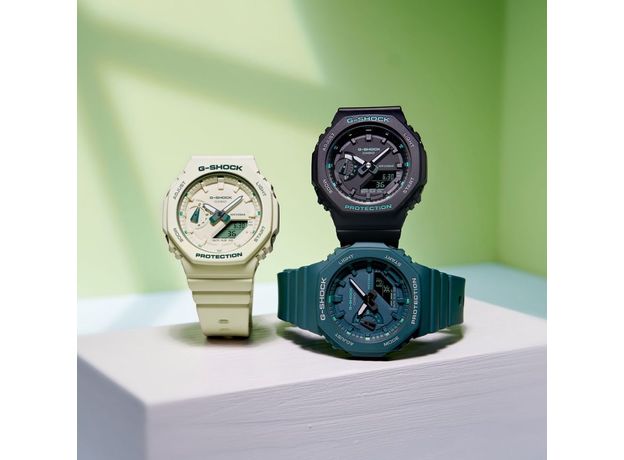 CASIO GMA-S2100GA-1AER, Варіант кольору: Чорний/Зелений, фото 5 | Интернет-магазин оригинальных часов и аксессуаров