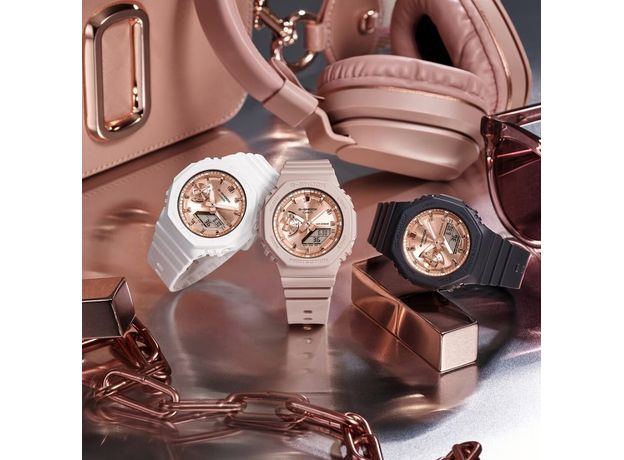 CASIO GMA-S2100MD-7AER, Варіант кольору: Позолота/Білий, фото 5 | Интернет-магазин оригинальных часов и аксессуаров