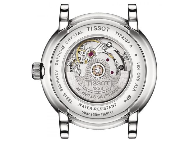 TISSOT T122.207.11.033.00 CARSON PREMIUM AUTOMATIC LADY, фото 4 | Интернет-магазин оригинальных часов и аксессуаров