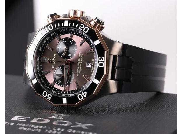 Edox ED-10112-357GRNCA-BRNR, фото 2 | Интернет-магазин оригинальных часов и аксессуаров