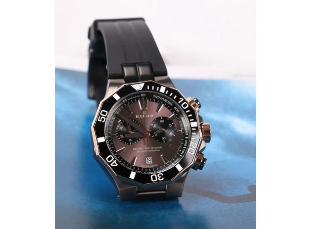 Edox ED-10112-357GRNCA-BRNR, фото 3 | Интернет-магазин оригинальных часов и аксессуаров