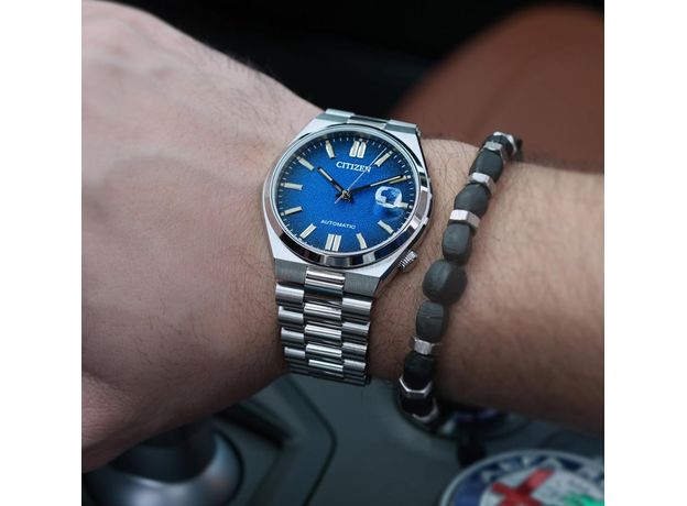 CITIZEN NJ0151-88L Tsuyosa, Вариации товара: Стальной/Синий, фото 4 | Интернет-магазин оригинальных часов и аксессуаров