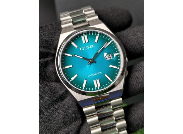 CITIZEN NJ0151-88X Tsuyosa, Вариации товара: Черный/Голубой, фото 4 | Интернет-магазин оригинальных часов и аксессуаров