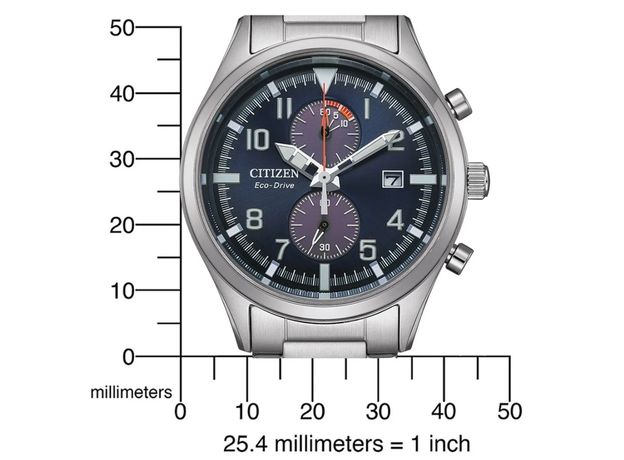 CITIZEN CA7028-81L, Вариации товара: Стальной/Синий, фото 4 | Интернет-магазин оригинальных часов и аксессуаров