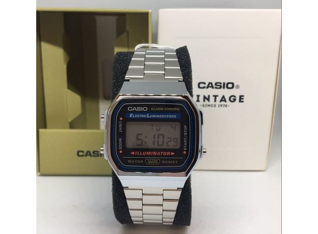 CASIO A168WA-1YES, Варіант кольору: Сталевий/Світлий, фото 10 | Интернет-магазин оригинальных часов и аксессуаров