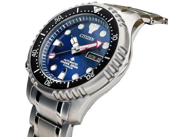 CITIZEN NY0100-50ME PROMASTER DIVER TITANIUM, Вариации товара: Стальной/Синий, фото 2 | Интернет-магазин оригинальных часов и аксессуаров
