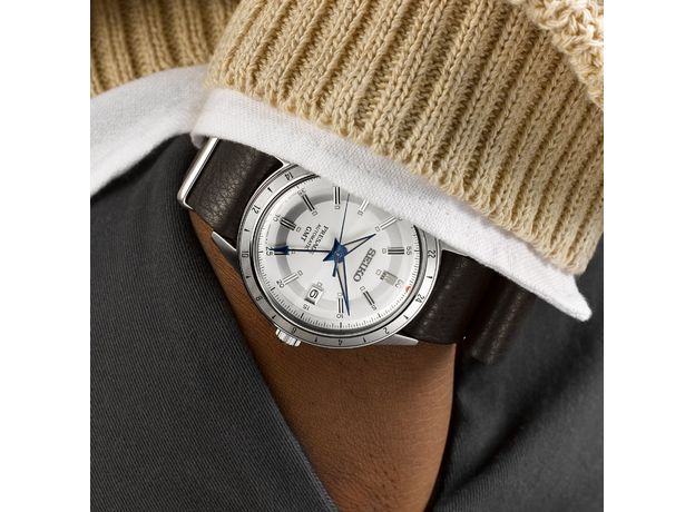 SEIKO SSK015J1 PRESAGE STYLE 60S GMT WATCHMAKING 110TH ANNIVERSARY LIMITED EDITION, фото 4 | Интернет-магазин оригинальных часов и аксессуаров