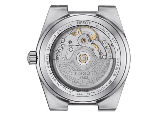 TISSOT T931.207.41.111.00 PRX POWERMATIC 80 35MM STEEL & 18K GOLD BEZEL, фото 3 | Интернет-магазин оригинальных часов и аксессуаров