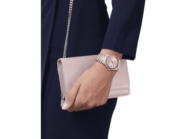 TISSOT T931.207.41.336.00 PRX 35MM POWERMATIC 80 STEEL & 18K GOLD BEZEL, фото 4 | Интернет-магазин оригинальных часов и аксессуаров