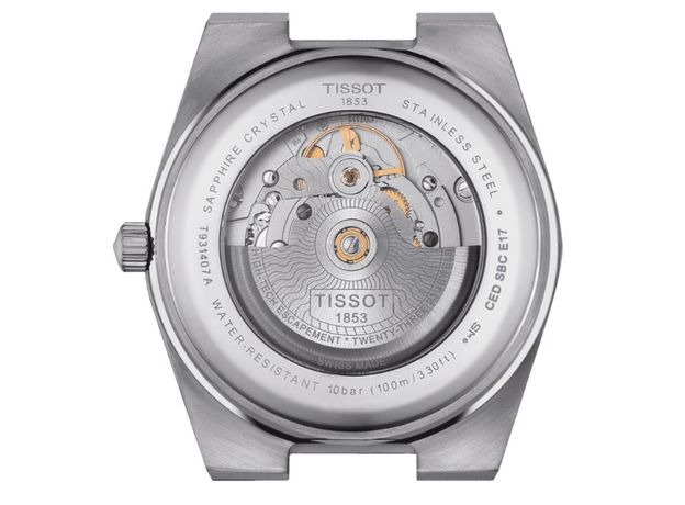 TISSOT T931.407.41.031.00 PRX POWERMATIC 80 STEEL & 18K GOLD BEZEL, фото 3 | Интернет-магазин оригинальных часов и аксессуаров
