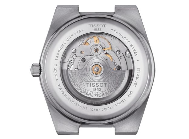 TISSOT T931.407.41.041.00 PRX POWERMATIC 80 STEEL & 18K GOLD BEZEL, фото 3 | Интернет-магазин оригинальных часов и аксессуаров