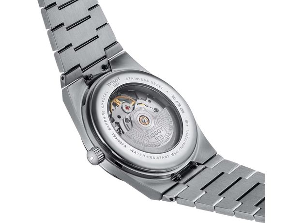 TISSOT T931.407.41.291.00 PRX POWERMATIC 80 STEEL & 18K GOLD BEZEL, фото 6 | Интернет-магазин оригинальных часов и аксессуаров