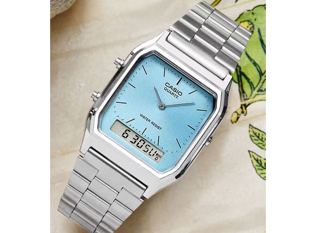 CASIO AQ-230A-2A1MQYES, Варіант кольору: Блакитний, фото 3 | Интернет-магазин оригинальных часов и аксессуаров