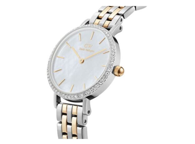 Daniel Wellington DW00100665 Petite Lumine Bezel 5-Link Two-Tone MOP, фото 2 | Интернет-магазин оригинальных часов и аксессуаров