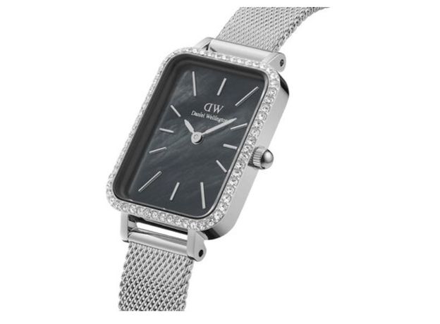 Daniel Wellington DW00100667 Quadro Lumine Bezel Sterling Black MOP, фото 2 | Интернет-магазин оригинальных часов и аксессуаров
