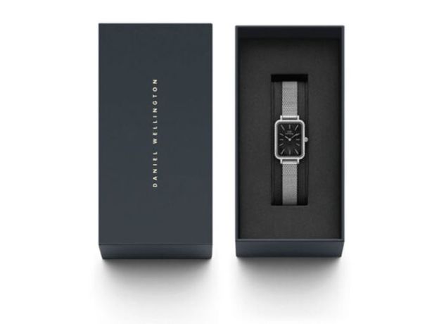 Daniel Wellington DW00100667 Quadro Lumine Bezel Sterling Black MOP, фото 4 | Интернет-магазин оригинальных часов и аксессуаров