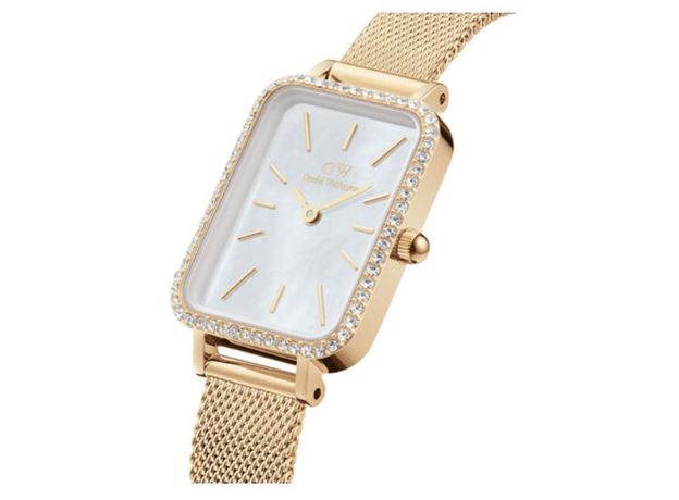 Daniel Wellington DW00100668 Quadro Lumine Bezel Evergold MOP, фото 2 | Интернет-магазин оригинальных часов и аксессуаров