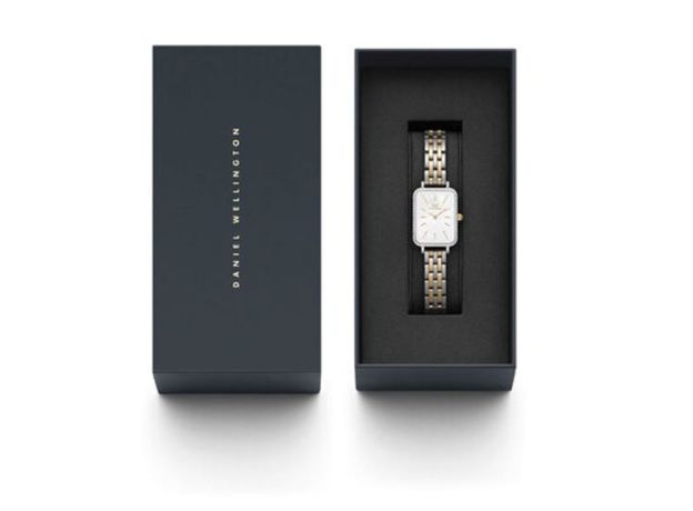Daniel Wellington DW00100671 Quadro Lumine Bezel 5-Link Two-Tone MOP, фото 4 | Интернет-магазин оригинальных часов и аксессуаров