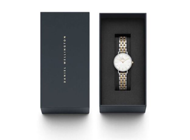 Daniel Wellington DW00100665 Petite Lumine Bezel 5-Link Two-Tone MOP, фото 4 | Интернет-магазин оригинальных часов и аксессуаров