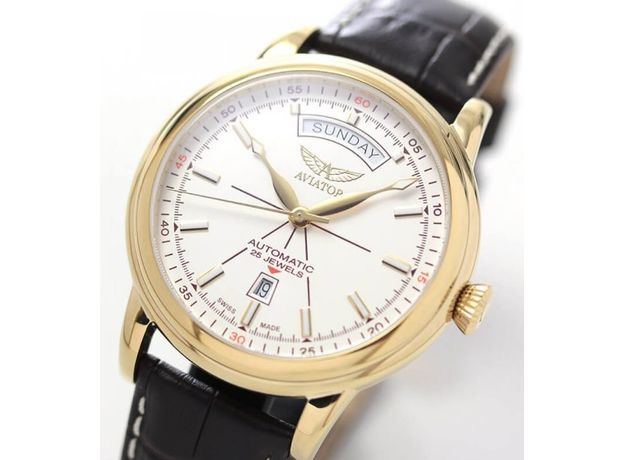 Aviator V.3.20.1.147.4 Douglas Day Date, фото 3 | Интернет-магазин оригинальных часов и аксессуаров