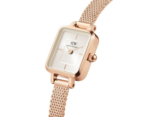 Daniel Wellington DW00100651 QUADRO MINI MELROSE ROSE GOLD CHAMPAGNE, фото 2 | Интернет-магазин оригинальных часов и аксессуаров