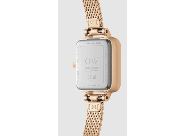 Daniel Wellington DW00100651 QUADRO MINI MELROSE ROSE GOLD CHAMPAGNE, фото 5 | Интернет-магазин оригинальных часов и аксессуаров