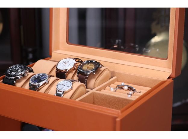Шкатулка Salvadore 4+6WJ-Br 2x4+, фото 8 | Интернет-магазин оригинальных часов и аксессуаров