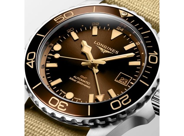 Longines L3.790.4.66.2 HydroConquest GMT, фото 7 | Интернет-магазин оригинальных часов и аксессуаров