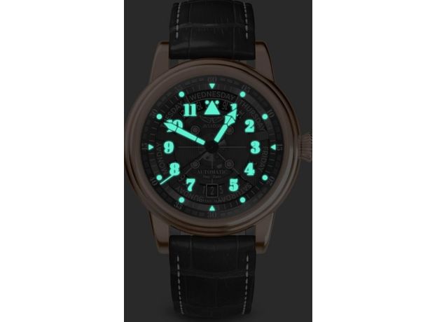 Aviator V.3.36.2.288.4 DOUGLAS DAY DATE Meca-41 Automatic, фото 2 | Интернет-магазин оригинальных часов и аксессуаров