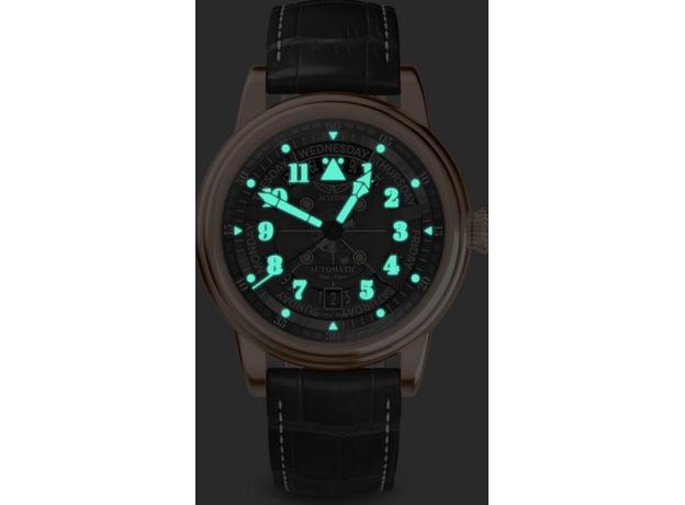 Aviator V.3.36.8.290.4 DOUGLAS DAY DATE Meca-41 Automatic, фото 2 | Интернет-магазин оригинальных часов и аксессуаров