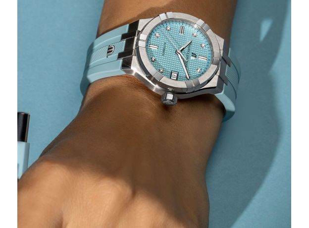 Maurice Lacroix AI6006-SS00F-451-C AIKON AUTOMATIC LIMITED SUMMER EDITION 35MM, фото 4 | Интернет-магазин оригинальных часов и аксессуаров