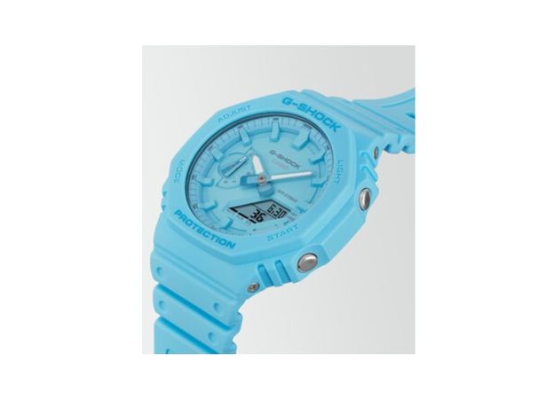 CASIO GA-2100-2A2ER, Вариации товара: Голубой, фото 3 | Интернет-магазин оригинальных часов и аксессуаров