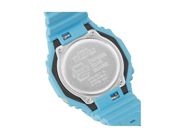 CASIO GA-2100-2A2ER, Вариации товара: Голубой, фото 5 | Интернет-магазин оригинальных часов и аксессуаров