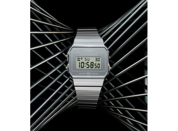 CASIO A700WEV-7AEF VINTAGE, Варіант кольору: Сталевий/Сірий, фото 2 | Интернет-магазин оригинальных часов и аксессуаров