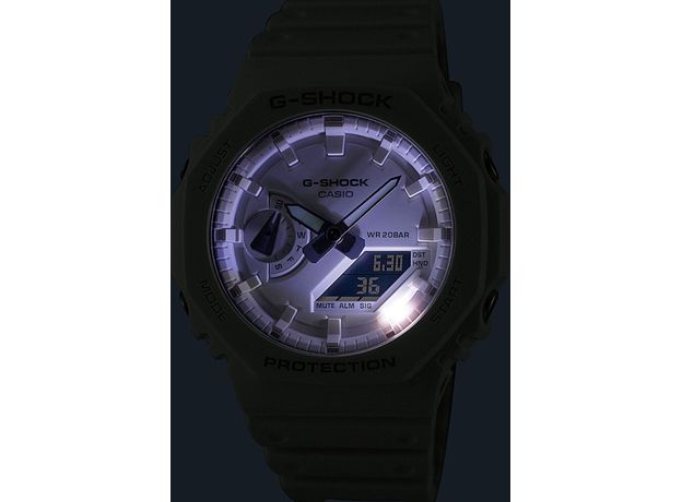 CASIO GA-2100-7A7ER, Вариации товара: Белый/Светлый, фото 7 | Интернет-магазин оригинальных часов и аксессуаров