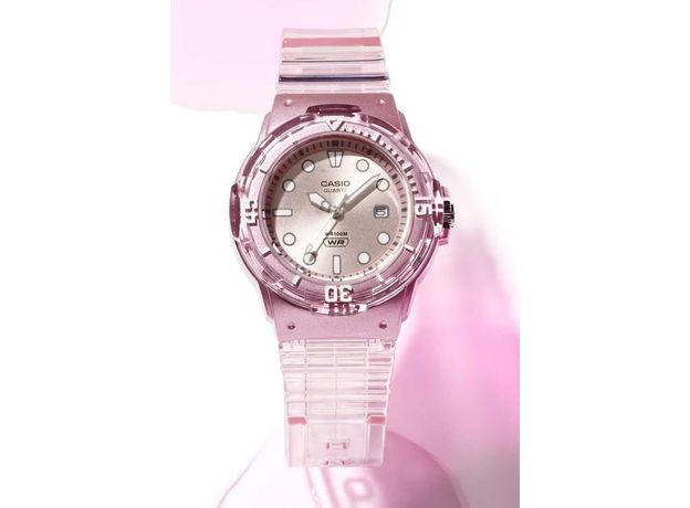 CASIO LRW-200HS-4EVEF, Вариации товара: Розовый/Прозрачный, фото 2 | Интернет-магазин оригинальных часов и аксессуаров