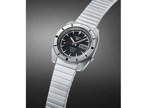 SEIKO SRPL05K1 SEIKO 5 SPORTS PEPPER BLACK 1968 RE-CREATION LIMITED EDITION, фото 2 | Интернет-магазин оригинальных часов и аксессуаров