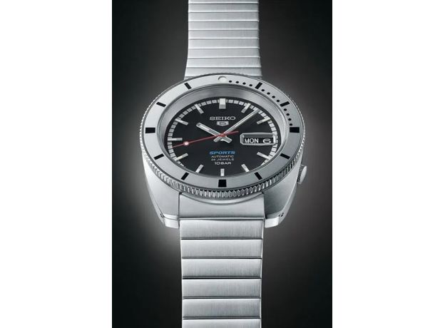 SEIKO SRPL05K1 SEIKO 5 SPORTS PEPPER BLACK 1968 RE-CREATION LIMITED EDITION, фото 3 | Интернет-магазин оригинальных часов и аксессуаров