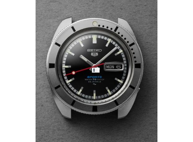 SEIKO SRPL05K1 SEIKO 5 SPORTS PEPPER BLACK 1968 RE-CREATION LIMITED EDITION, фото 4 | Интернет-магазин оригинальных часов и аксессуаров