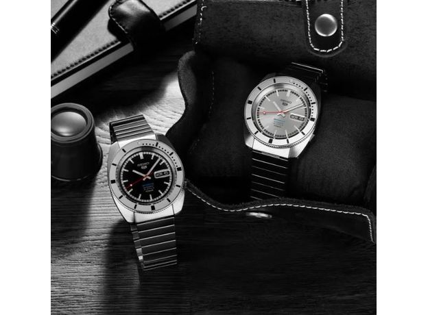SEIKO SRPL05K1 SEIKO 5 SPORTS PEPPER BLACK 1968 RE-CREATION LIMITED EDITION, фото 5 | Интернет-магазин оригинальных часов и аксессуаров