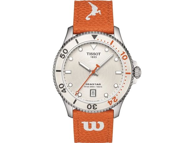 TISSOT T120.410.17.011.00 SEASTAR 1000 40MM WILSON WNBA SPECIAL EDITION, фото 3 | Интернет-магазин оригинальных часов и аксессуаров