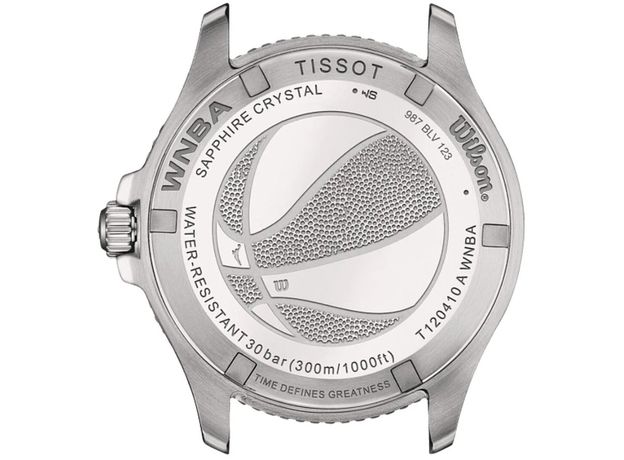 TISSOT T120.410.17.011.00 SEASTAR 1000 40MM WILSON WNBA SPECIAL EDITION, фото 6 | Интернет-магазин оригинальных часов и аксессуаров